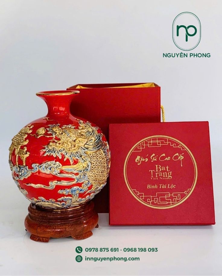 Mẫu hộp đựng gốm sứ bát tràng